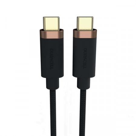Cablu Duracell USB-C to USB-C 1 metru, Negru