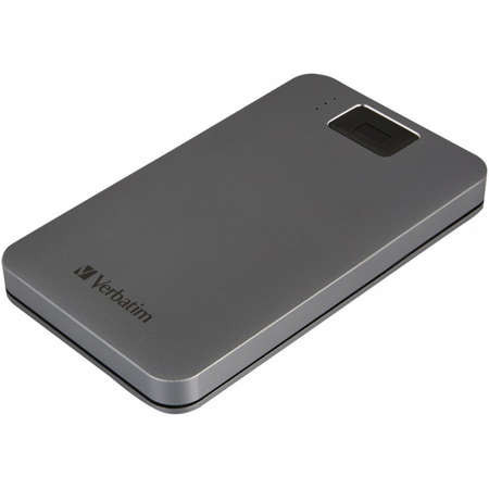 HDD extern Verbatim Executive, 1 TB, senzor amprenta, USB 3.2 G1/ USB-C, NM/ 53652, Argintiu