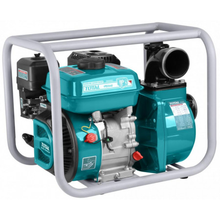 Motopompa pe benzina pentru apa curata Total, 7 cp, 208 cc, debit maxim 1000 L/min, NM/ TP3302, Turcoaz