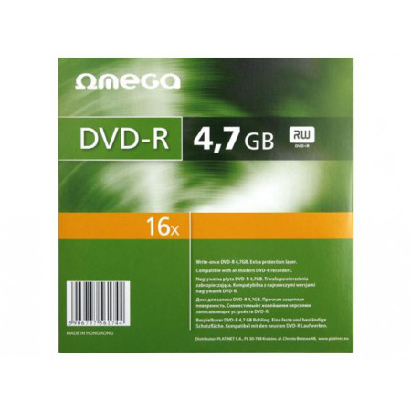 Omega DVD+R 4.7GB 16XSLIM CASE 10