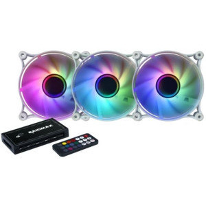 Pachet 3 x Ventilator PC Raidmax ARGB 120MM, NV-I120FWR3