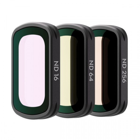 Set filtre magnetice ND DJI Osmo Pocket 3, ND16/64/256, NM/ CP.OS.00000305.01, Negru