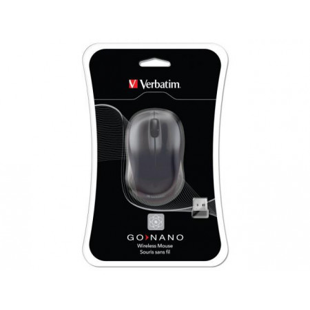 Verbatim Wireless Laser GO Nano Mouse Black