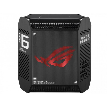 Sistem Mesh Gaming ASUS, AX10000, Tri-Band, acoperire 275m², Tri-Core 1.7GHz CPU, 2.5G port, NM/ GT6(B-1-PK), Negru