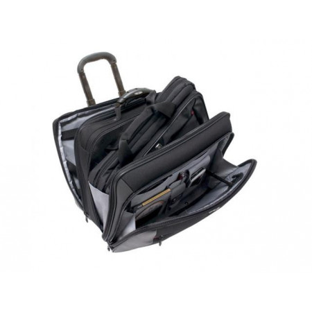Wenger Potomac 15.4 inch Double Gusset Wheeled Computer, Black
