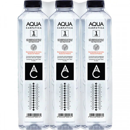 Apa plata Aqua Carpatica 12 x 1L, NM22874