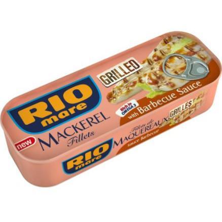 FIle de macrou la gratar in sos barbecue Rio Mare 120g, NM25050