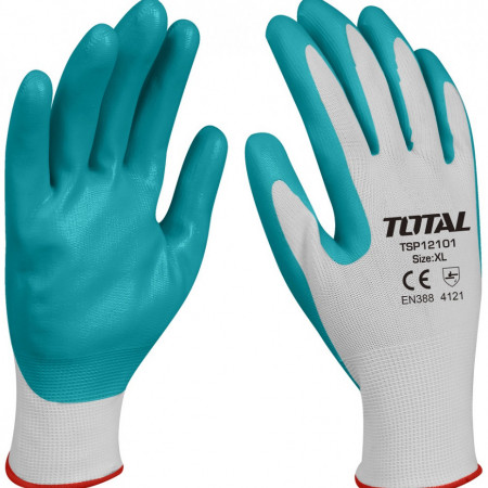 Manusi de protectie - nitril + textil - XL