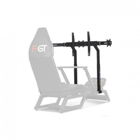 Next Level Racing F-GT Cockpit Monitor Stand Matte Black for 1or3 displays
