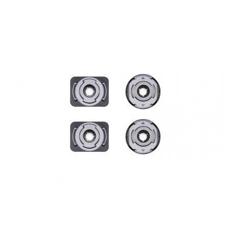 Pachet prinderi cu adezivi DJI Osmo Action, 2 x plat, 2 x curbat, NM/ CP.OS.00000026.01, Gri
