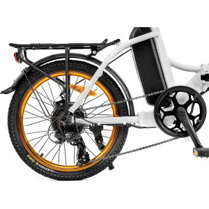 Bicicleta asistata electric Argento Piuma-S, Shimano Tourney 7 viteze, motor 250W, pliabila, NM/ AR-BI-220005, Alb - Img 6