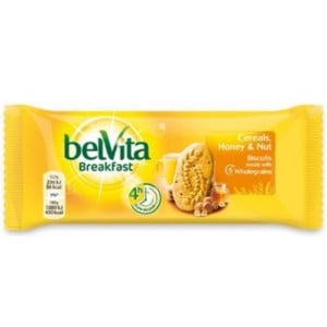 Biscuiti cu cereale, miere si alune Belvita Start 50g, NM26110