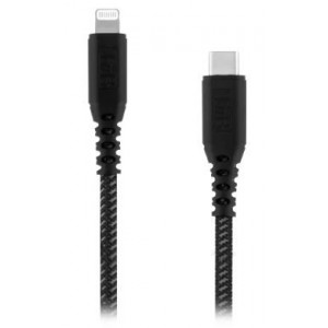 Cablu de date TnB XTREMWORK Lightning/USB tip C, 1.5 m, NM/ XCBLTC150, Negru - Img 1