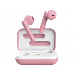 Casti bluetooth Trust Primo Touch NM 23782, comenzi tactile, Roz - Img 2