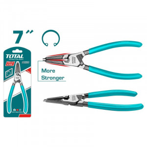Cleste pentru pentru sigurante externe Total, cap drept, 180 mm, NM/ THTJ21801, Turcoaz