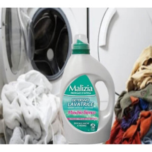 Detergent automat lichid Malizia Muschio Bianco, 28 spalari, 1.82 L, Alb/Verde - Img 2