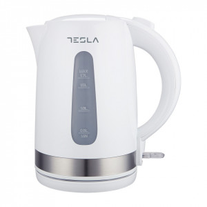 Fierbator electric Tesla NM/KT200WX, 1.7L, 2200W oprire automata, indicator ON/OFF, plastic, Alb - Img 2