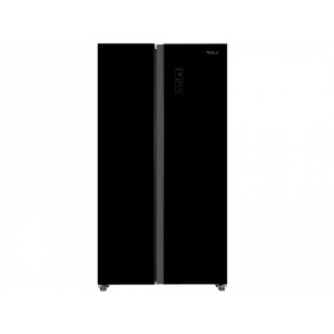 Frigider side-by-side Tesla, 442 L, clasa F, Total No Frost, display LED, H177, NM/RB4300FHB, Negru - Img 6
