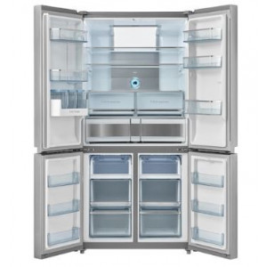 Frigider side-by-side Tesla, 622L, Inox, 193.5, Total No Frost, LED touch screen, NM/ RM6400FMX1, Inox - Img 3