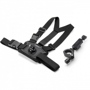 Kit accesorii ciclism DJI Osmo Action/3, prindere piept, prindere ghidon, NM/ CP.OS.00000244.01, Negru - Img 1