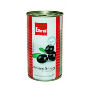 Masline negre intregi Ethras 370g, NM22793