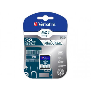 Memory Card Verbatim Pro SDHC, 32GB, Class 10