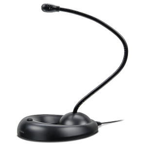 Microfon flexibil de birou Speed Link Lucent NMSL-8708-BK, jack 3,5 mm, cablu 1,7 m, Negru - Img 2