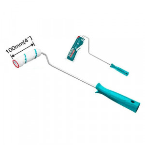 Mini trafalet interior Total, acril, 100mm/4”, fibra 12mm, NM/ THT85046, Turcoaz