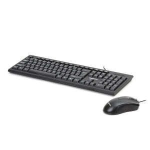 OMEGA WIRED US KEYBOARD KIT + MOUSE OKM-09 USB BLACK