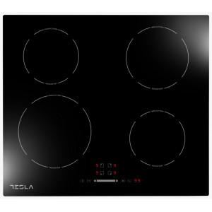 Plita incorporabila inductie Tesla, 7000 W, 60 cm, 4 zone gatit, sticla Schott Ceran, NM/ HI6400TB, Negru - Img 2
