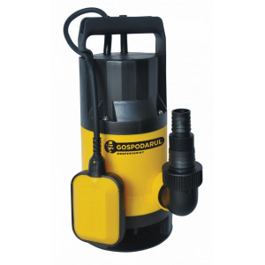 Pompa submersibila pentru apa murdara Gospodarul Profesionist, 400 W, debit maxim 8000 L/ora, NM/ PMP0008, Galben/Negru