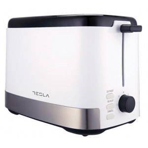 Prajitor de paine Tesla NM/TS300BWX, 800W, decongelare, 7 nivele de rumenire, tava firmituri, Alb