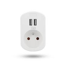 Priza standard T'nB NM/CHHOME24A, 1 priza, 2 USB, 2,4 A, Alb - Img 3
