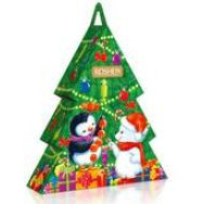 Set cadou dulciuri bradul de Craciun Roshen 384g, NM26522