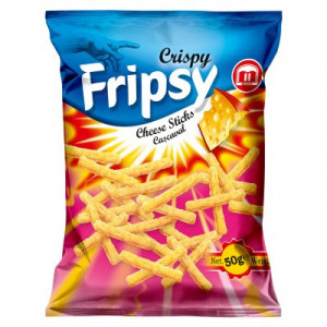 Snack Fripsy cu aroma de cascaval 120g, NM25767