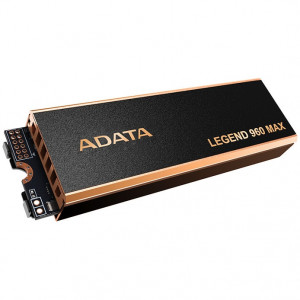 Solid state drive (SSD) Adata Legend 960 MAX 4TB, PCIe Gen4x4, M.2 2280, NM/ ALEG-960M-4TCS, Negru/Auriu - Img 3