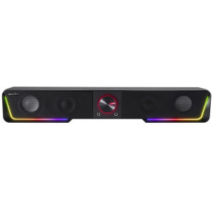 Soundbar stereo SpeedLink Gravity, RGB, bluetooth / jack, Negru - Img 3