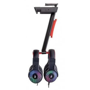 Stand pentru casti gaming SureFire Vinson N1 dual balance, iluminare RGB, NM/ 48845, Negru - Img 3