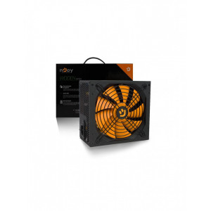 Sursa nJoy Woden 750, 80+ Gold, 750 W, ventilator 140 mm, NM/ PWPS-075A04W-BU01B, Negru/Portocaliu