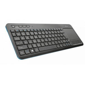 Tastatură multimedia wireless cu touchpad XL Trust Veza NM 20960, USB, 2.4 GHz, PC, Laptop, Smart TV, Negru - Img 4