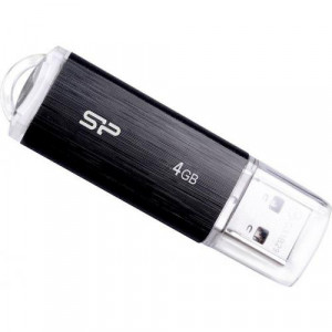 USB Flash Drive Silicon Power, Ultima U02, 2.0, 64GB, NM/ SP064GBUF2U02V1K, Negru