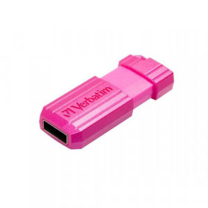VERBATIM USB 2.0 DRIVE 16GB PINSTRIPE PINK