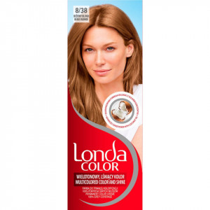 Vopsea de par permanenta Londa 8/38 Blond bej, 110ml