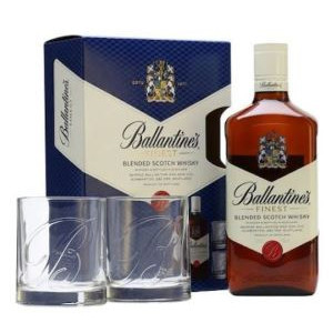Whisky Ballantines Finest 700ml + 2 pahare, NM25682