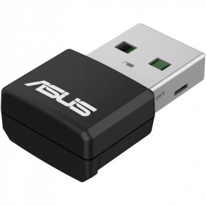 Adaptor USB 2.0 Nano ASUS, dual band 2.4GHz si 5GHz, WPA3, MU-MIMO, NM/ USB-AX55 NANO, Negru - Img 3