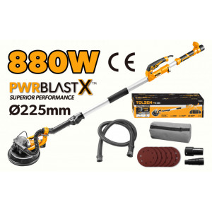 Aparat de slefuit extensibil pentru gips-carton, 800 w, 225m