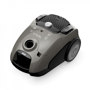 Aspirator cu sac Tesla BG300G, 800W, capacitate 3.5L, filtru lavabil HEPA, Gri - Img 1