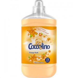 Balsam de rufe Coccolino Orange Rush, 72 spalari, 1.8 L, Portocaliu