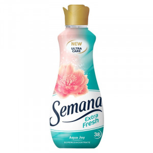 Balsam de rufe superconcentrat Semana Extra Fresh Aqua Joy, 38 spalari, 950 ml, Verde