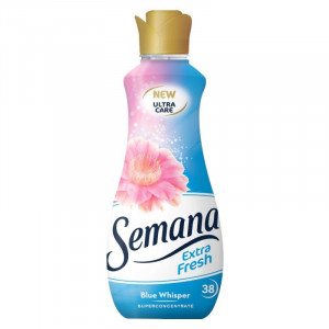 Balsam de rufe superconcentrat Semana Extra Fresh Blue Whisper, 38 spalari, 950 ml, Albastru